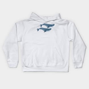 BLUE DOLPHINS DESIGN Kids Hoodie